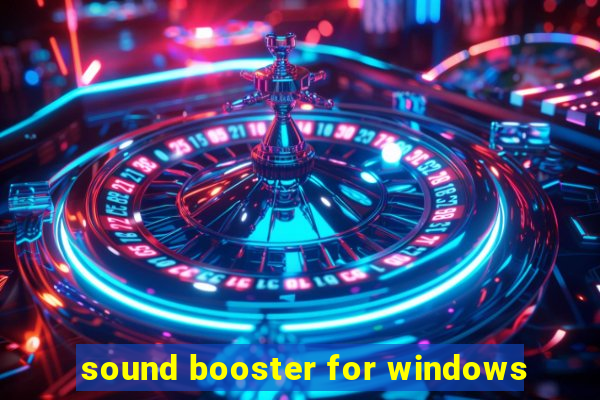 sound booster for windows